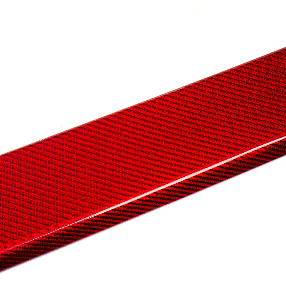 For Chevrolet Corvette C8 Stingray Z06 Z51 2020-2024 Interior Door Sill Protector Panel Dry Carbon Fiber