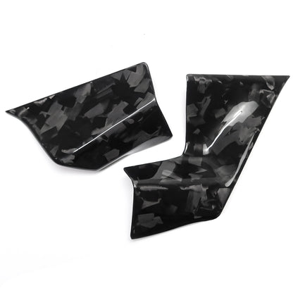 Genuine Dry Carbon Fiber Console Display Screen Lower Trim Panels For BMW 3 Series G20 G21 M2 M340i 2023 2024 2025