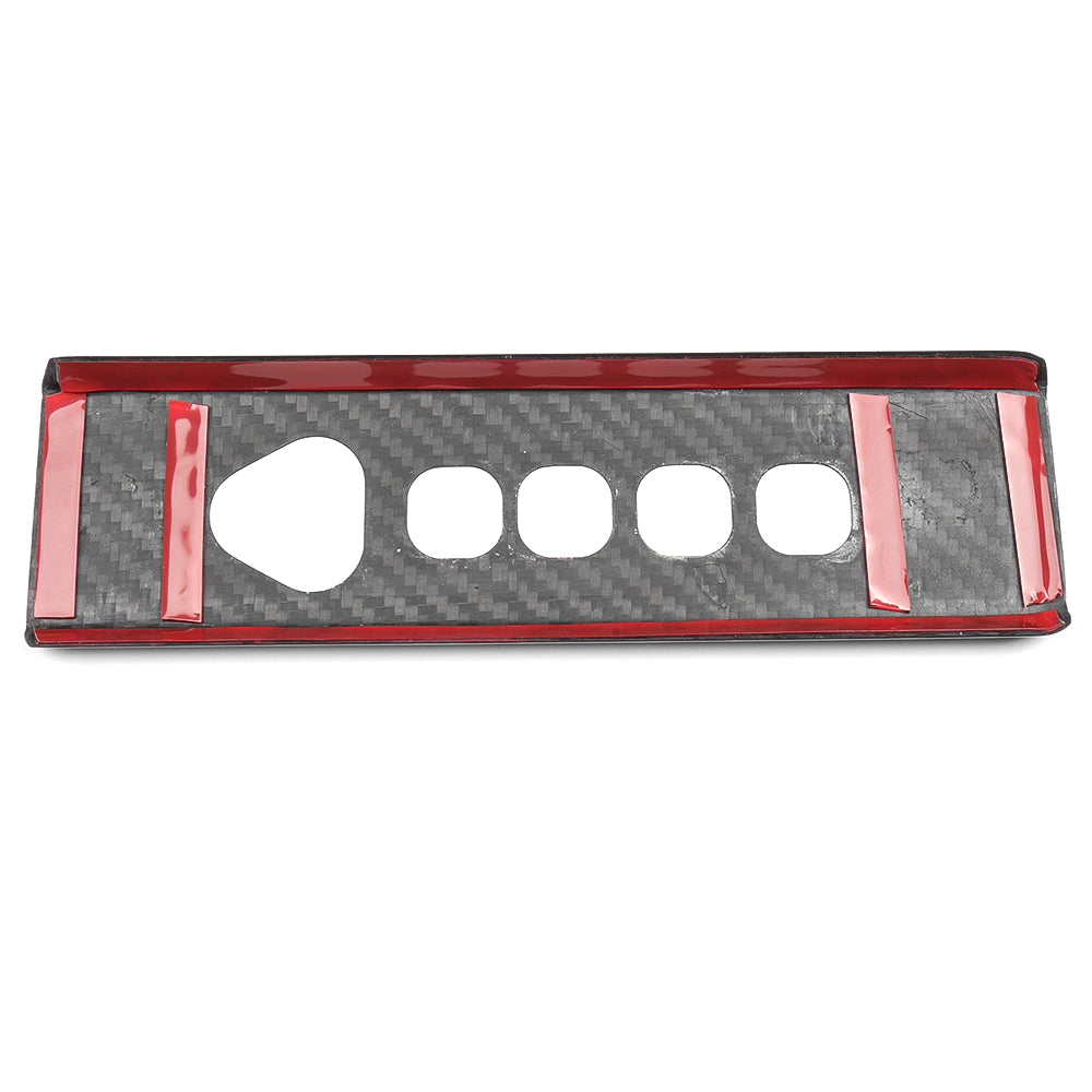 For 2024 2025 Tesla Cybertruck Dry Carbon Fiber Roof Reading Light Lamp Cover Trim