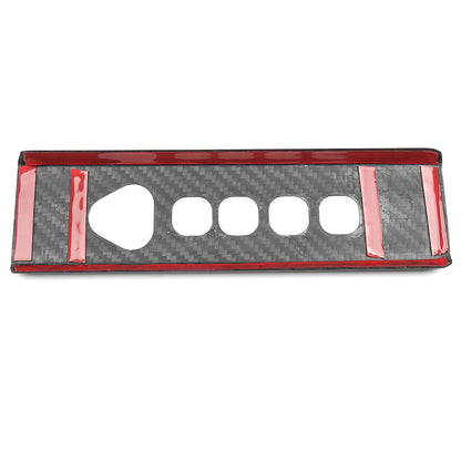 For 2024 2025 Tesla Cybertruck Dry Carbon Fiber Roof Reading Light Lamp Cover Trim