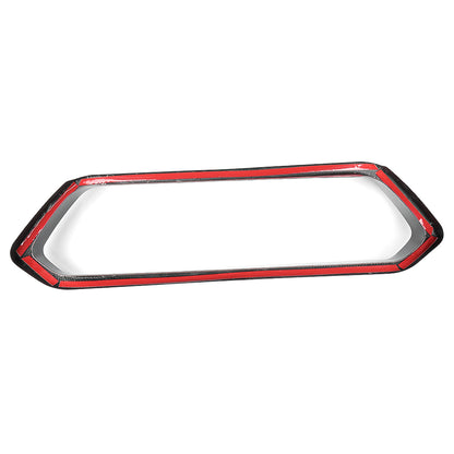 Dry Carbon Fiber Tail Throat Frame Trim For Corvette C8 ZR1 Z06 Z07 LT6 2023 2024 2025, Rear Bumper Exhaust Pipe Cover