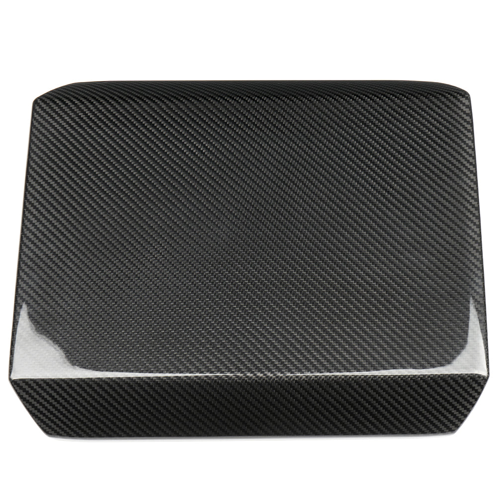 Real Carbon Fiber Center Console Armrest Cover Trim For Tesla Cybertruck 2024 2025