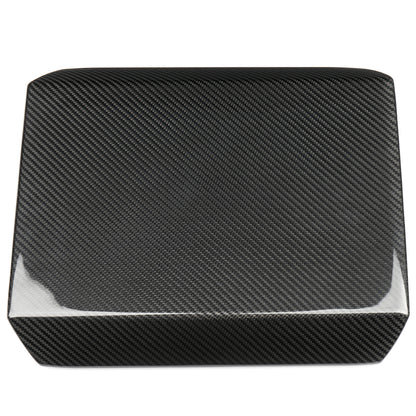 Real Carbon Fiber Center Console Armrest Cover Trim For Tesla Cybertruck 2024 2025
