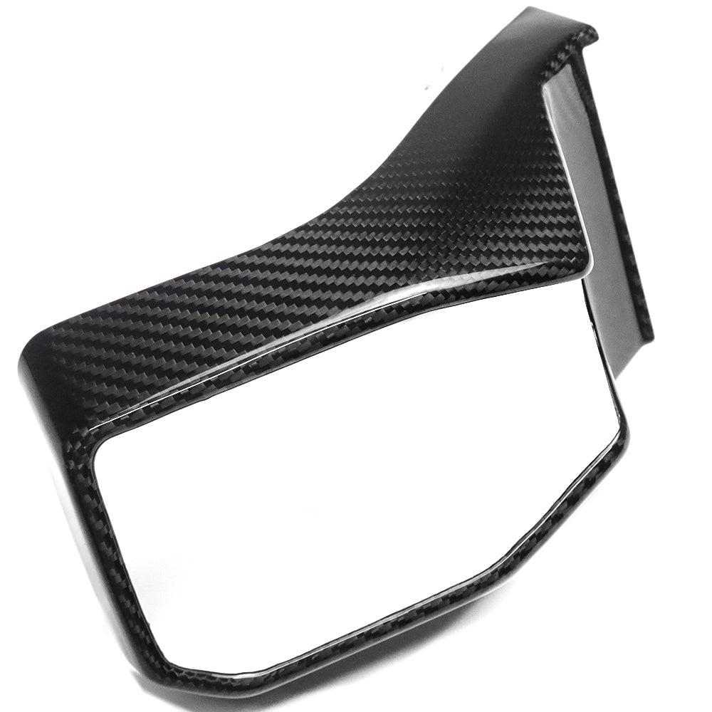 For Mustang S650 GT Dark horse EcoBoost Left Side Air Vent Frame Real Carbon Fiber