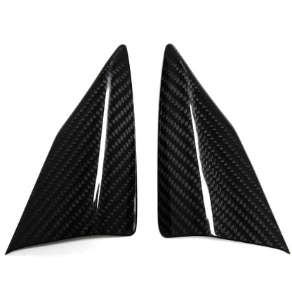 For Corvette C8 Convertible Stingray Z06 Z51 2020-2024 Car Window A Pillar Cover Trim Carbon Fiber Interior Accessories