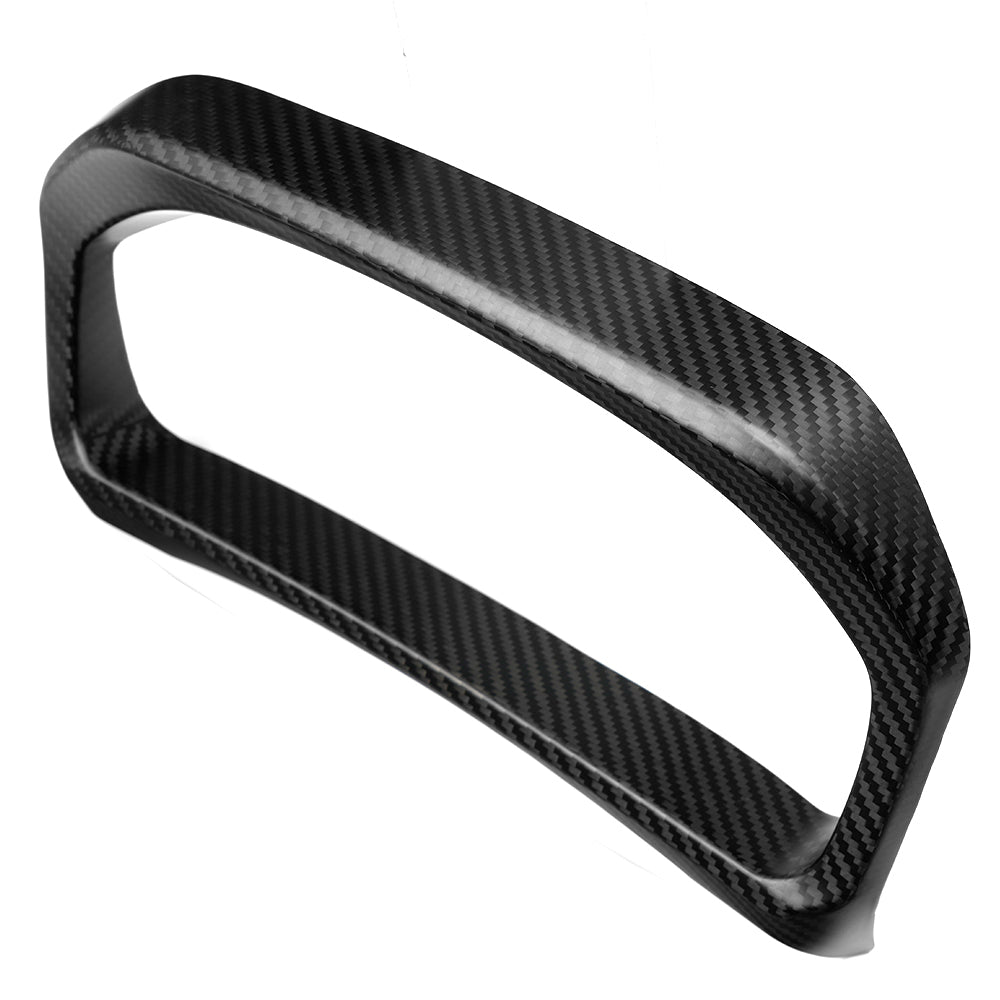 Dry Carbon Fiber Dash Instrument Surround Frame Cover For Toyota GR Yaris RS RZ Performance 2025 2026, Center Console Trim