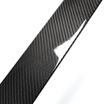 For Chevrolet Corvette C8 Stingray Z06 Z51 2020-2024 Interior Door Sill Protector Panel Dry Carbon Fiber