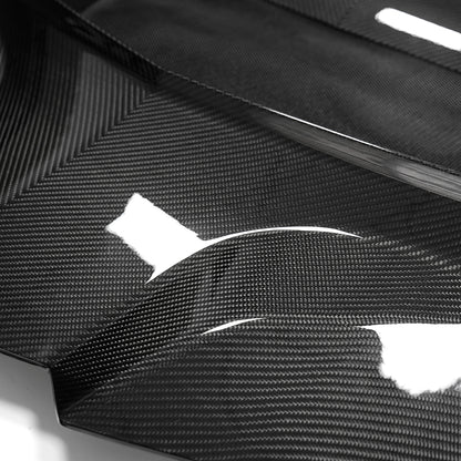 ZR1 Style Dry Carbon Fiber Front Engine Hood Cover For Corvette C8 Stingray Z06 ZR1 2020-2025, Replacement