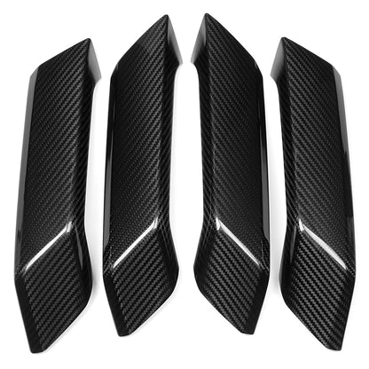 Real Carbon Fiber Inner Door Handle Cover Interior Accessories For Ford Bronco Raptor Wildtrack 2021+