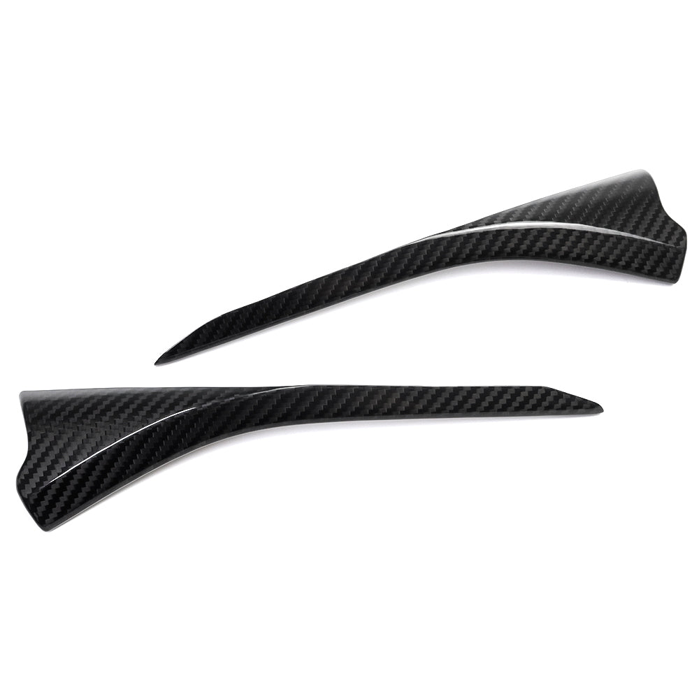 For Chevrolet Corvette C8 Stingray Z06 Z51 2020+Door Window Side Strips Trim Cover Dry Carbon Fiber Car Accessories