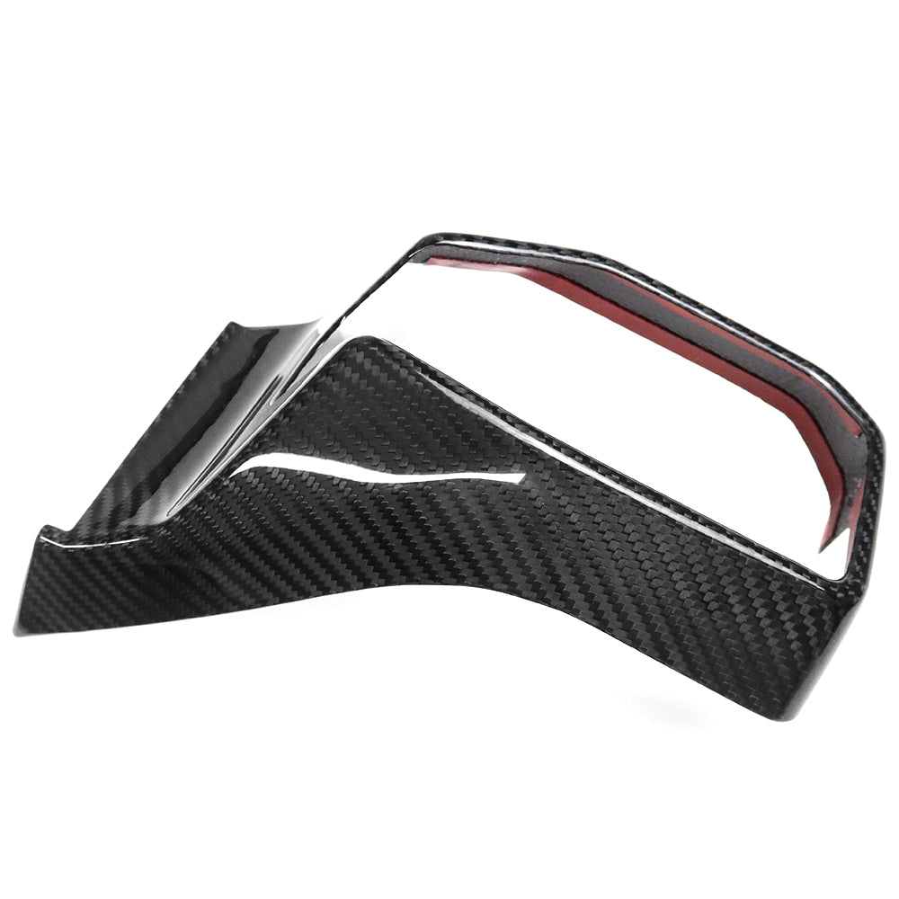 For Mustang S650 GT Dark horse EcoBoost Left Side Air Vent Frame Real Carbon Fiber