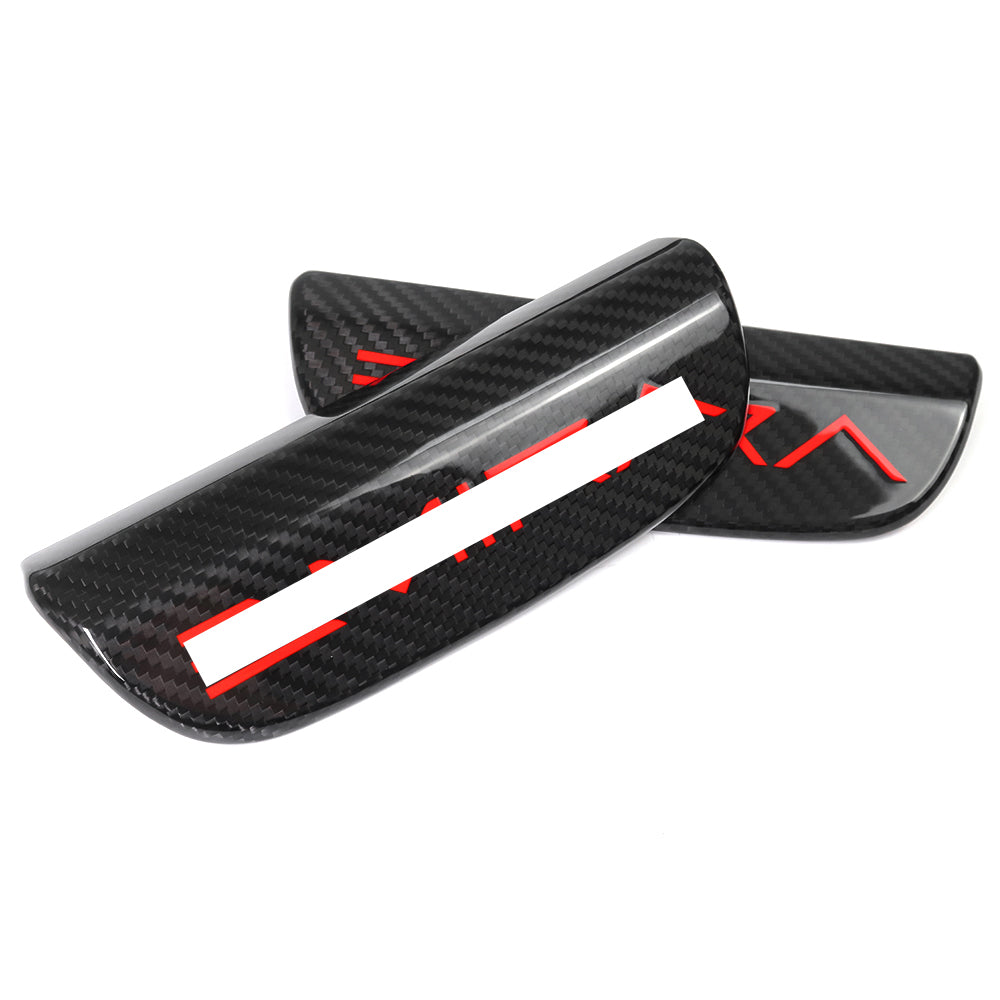 Genuine Carbon Fiber Seat Headrest Lower Trim Cover For Lotus Emira Sports Coupe V6 I4 2022 2023 2024 2025