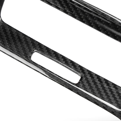 Dry Carbon Fiber Dashboard Air Vent Outlet Honeycomb Panel Trim for Honda Civic Type R 2023 2024 2025 2026