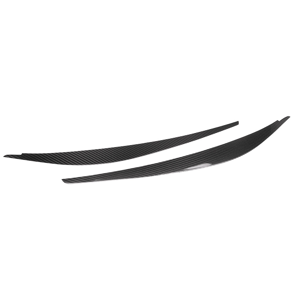 Dry Carbon Fiber Headlight Eyebrow Trim For Toyota GR Yaris Hatchback 2025 2026, Front Headlamp Bezel Decals
