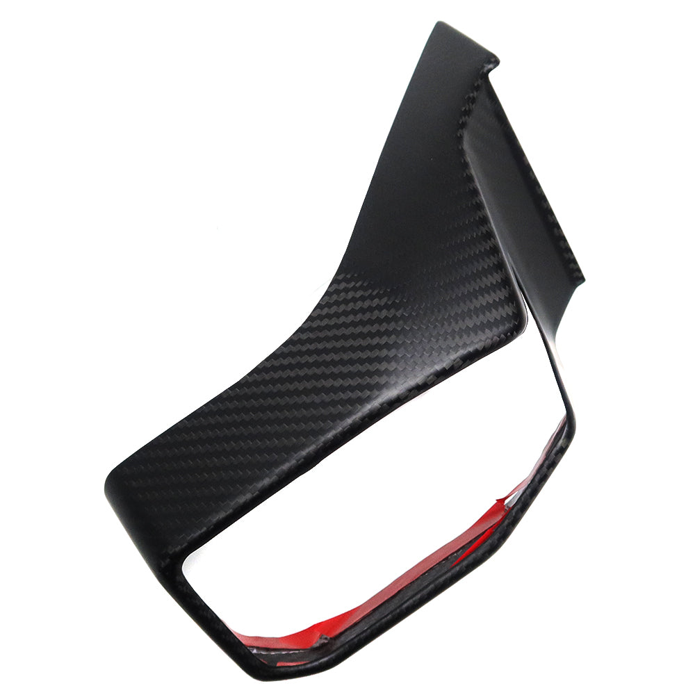 For Mustang S650 GT Dark horse EcoBoost Left Side Air Vent Frame Real Carbon Fiber