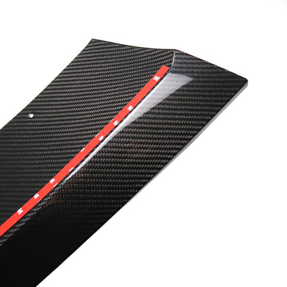 For Mustang S650 GT 2024+ Non Performance Front Bumper Splitter Lip Diffuser Real Carbon Fiber