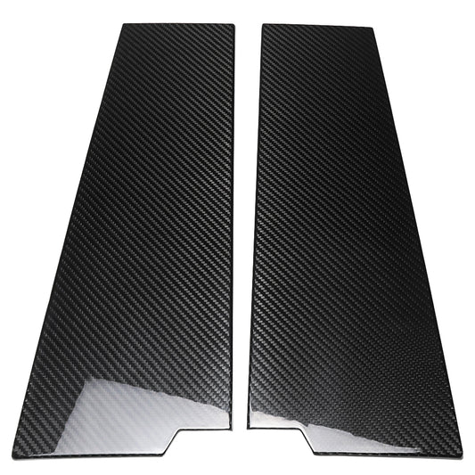 For Ford Bronco Raptor 2021-2024 B Pillar Window Post Panel Decor Trim Dry Carbon Fiber Exterior Accessories