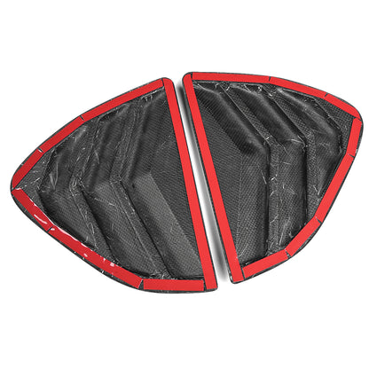 Dry Carbon Fiber Rear Window Louvers Trim For Lexus IS 300 350 500 F Sport 2021 -2025