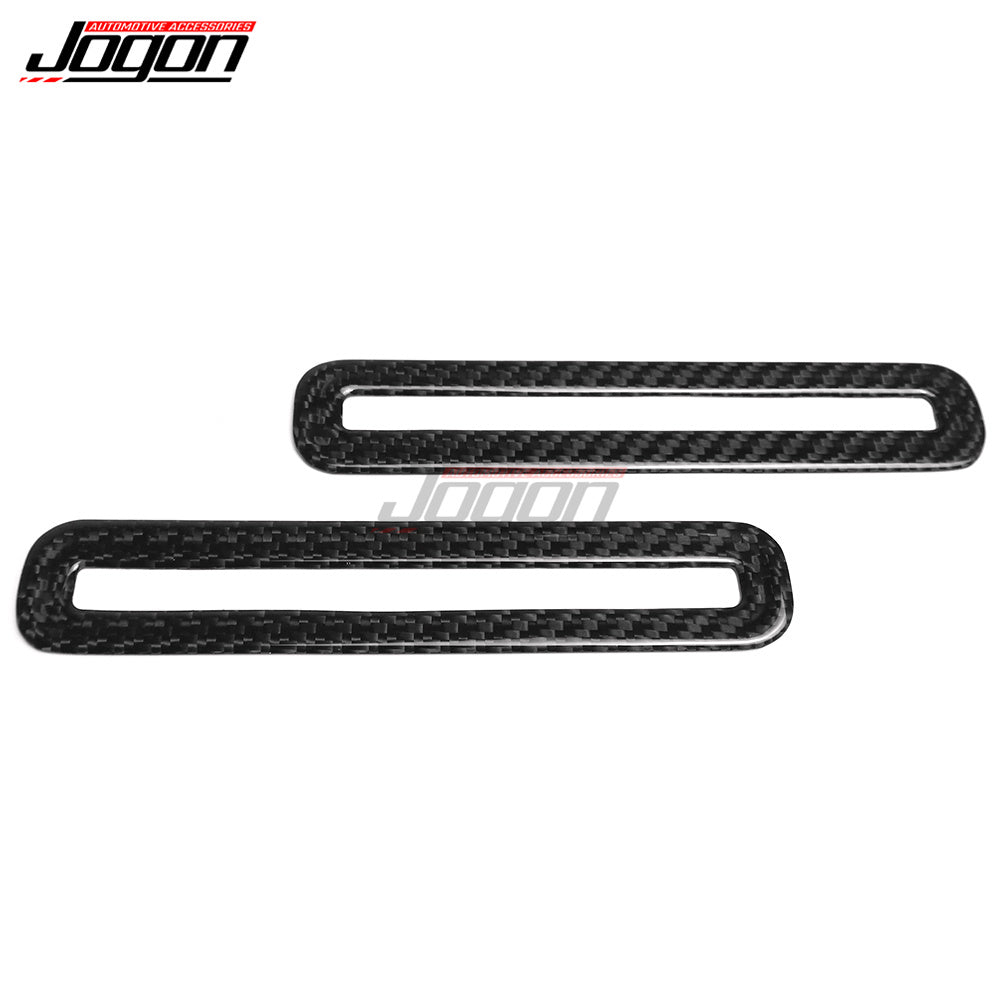 For Mustang S650 GT Dark horse Ecoboost Car Window Air Vent Trim Real Carbon Fiber