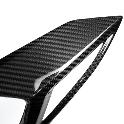 Dry Carbon Fiber Rear Light Lamp Trim For Corvette C8 Z06 Z51 ZR1 E-Ray 2020-2025, Tail Brake Light Cover