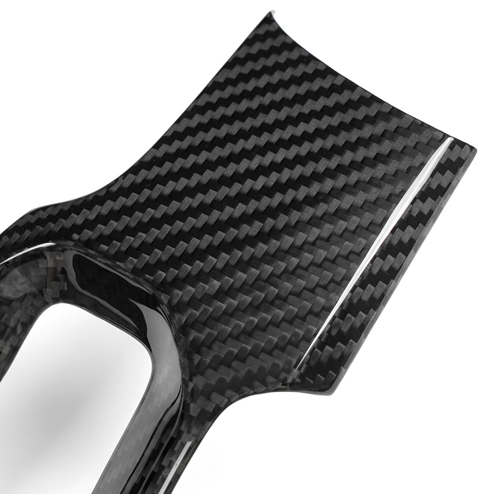 Dry Carbon Fiber Dashboard Air Vent Outlet Honeycomb Panel Trim for Honda Civic Type R 2023 2024 2025 2026