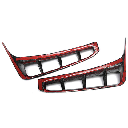 For Corvette C8 Z06 2020+ Rear Diffuser Side Vent Frame Dry Carbon Fiber Exterior Accessories