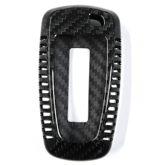 For Ford F150 Raptor 2017-2024 Car Key Fob Shell Case Cover Shell Real Carbon Fiber Exterior Accessories