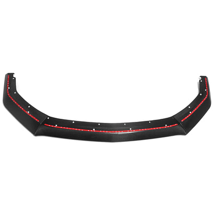 For Mustang S650 GT 2024+ Non Performance Front Bumper Splitter Lip Diffuser Real Carbon Fiber