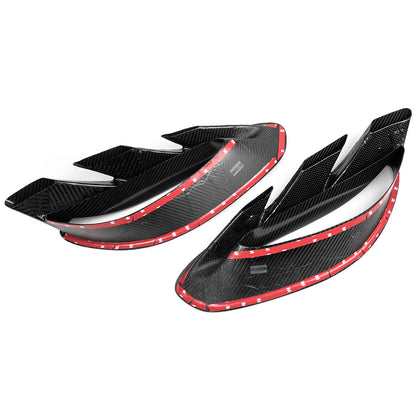 Prepreg Dry Carbon Fiber Side Fender Vent Trim For Lotus Emira I4 V6 2022 2023 2024 2025, Exterior Trim