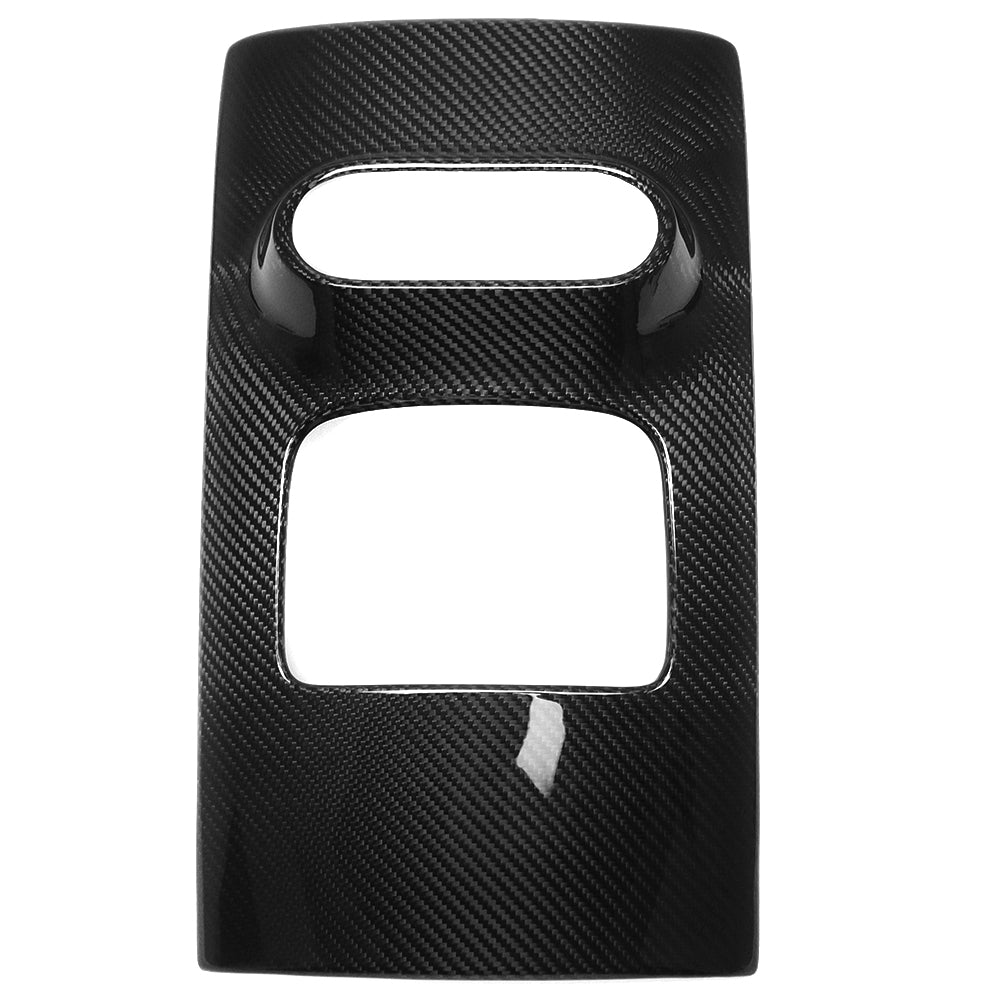 For Hyundai Ioniq 5 Ioniq 5N 2022+ Rear Seat Air Vent Cover Trim Dry Carbon Fiber Interior Accessories