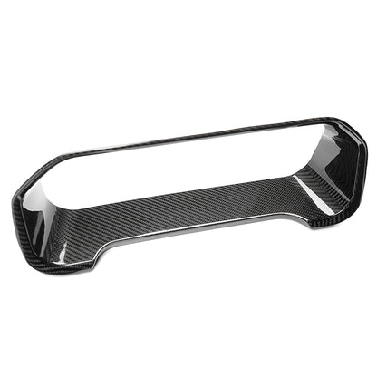 Real Carbon Fiber Speedometer Frame Instrument Cluster Cover For Ford F-150 F150 Raptor Lariat Limited XLT 2021-2024