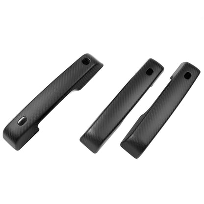 Carbon Fiber Side Doors & Tailgate Handle Covers with Smart Holes For Bronco Raptor 2021+