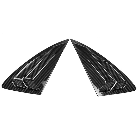 For Hyundai Kona N Kona N Line 2018-2023 Side Window Rear Quarter Cover  Real Carbon Fiber Exterior Accessories