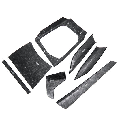 For BMW 2 3 4 Series G20 G21 G22 G23 G26 G42 220d 220i 230i M240i 2020 2021 7PCS Interior Kit Real Carbon Fiber Interior Accessories