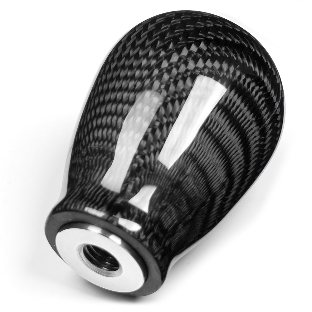 Real Dry Carbon Fiber Gear Shift Knob Cover Trim for Honda Civic Type R FL5 Hatchback CTR 2023-2026