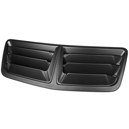 For Mustang S650 GT Dark horse Hood Bonnet Air Intake Vent Scoop Replacement Real Carbon Fiber