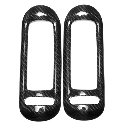 For Hyundai Ioniq 5 Ioniq 5N 2022+ B Pillar Side Vent Frame Air Outlet Cover Dry Carbon Fiber Interior Accessories