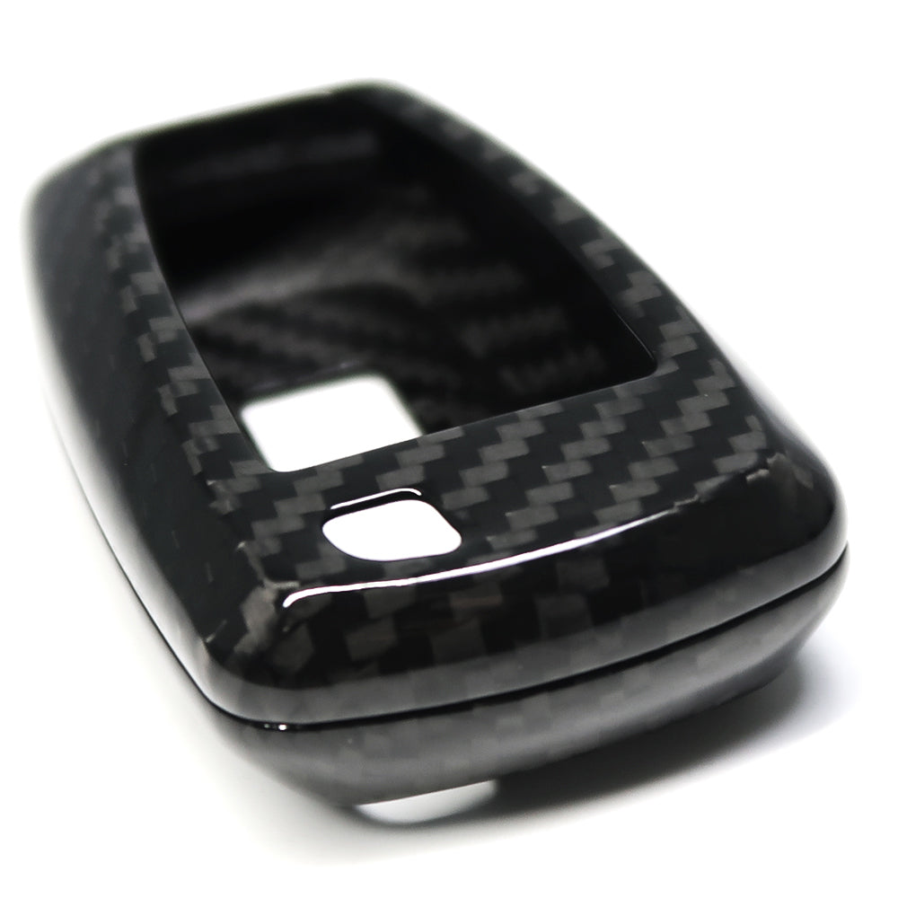 For Ford F150 Raptor 2017-2024 Car Key Fob Shell Case Cover Shell Real Carbon Fiber Exterior Accessories