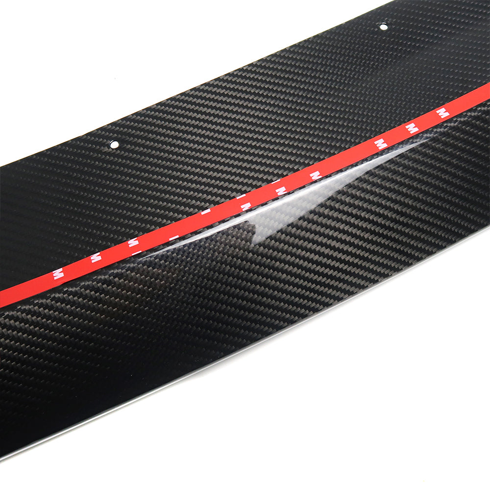 For Mustang S650 GT 2024+ Non Performance Front Bumper Splitter Lip Diffuser Real Carbon Fiber