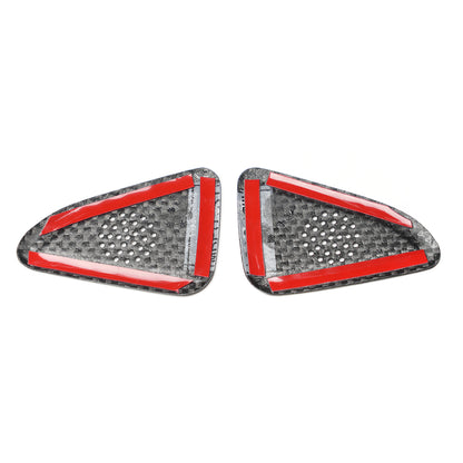 For Corvette C8 Z06 Stingray 2020+ Door Tweeter Speaker Trim Pre-Preg Carbon Fiber Side Door Small Speaker Panel