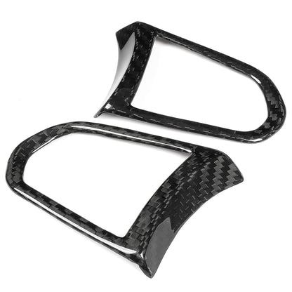 Real Carbon Fiber Steering Wheel Button Cover Trim For Lotus Emira I4 V6 2022 2023 2024 2025