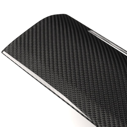 Dry Carbon Fiber Passage Side Glove Box Cover Trim for Ford F150 Raptor Lariat F-250 F-350 2021-2024 Dashboard Glove Compartment Cover