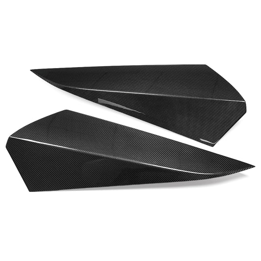 Dry Carbon Fiber Nacelles Trim Cover For Corvette C8 Stingray E-Ray Convertible Only 2020- 2025, Roof Body Humps