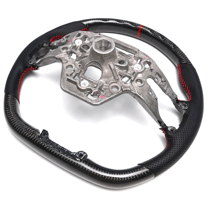 For Mustang S650 GT Dark horse Ecoboost Steering Wheel Carbon Fiber Real Carbon Fiber