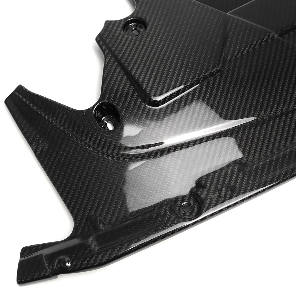 For Mustang S650 GT Dark horse EcoBoost Engine Bay Panel Radiator Cooling Plate Real Carbon Fiber