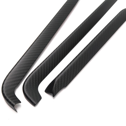 For Chevrolet Corvette C8 Stingray Convertible Coupe Z51 Z06 2020-2023 Red Air Condition Outlet Vent Strip Trim Real Carbon Fiber