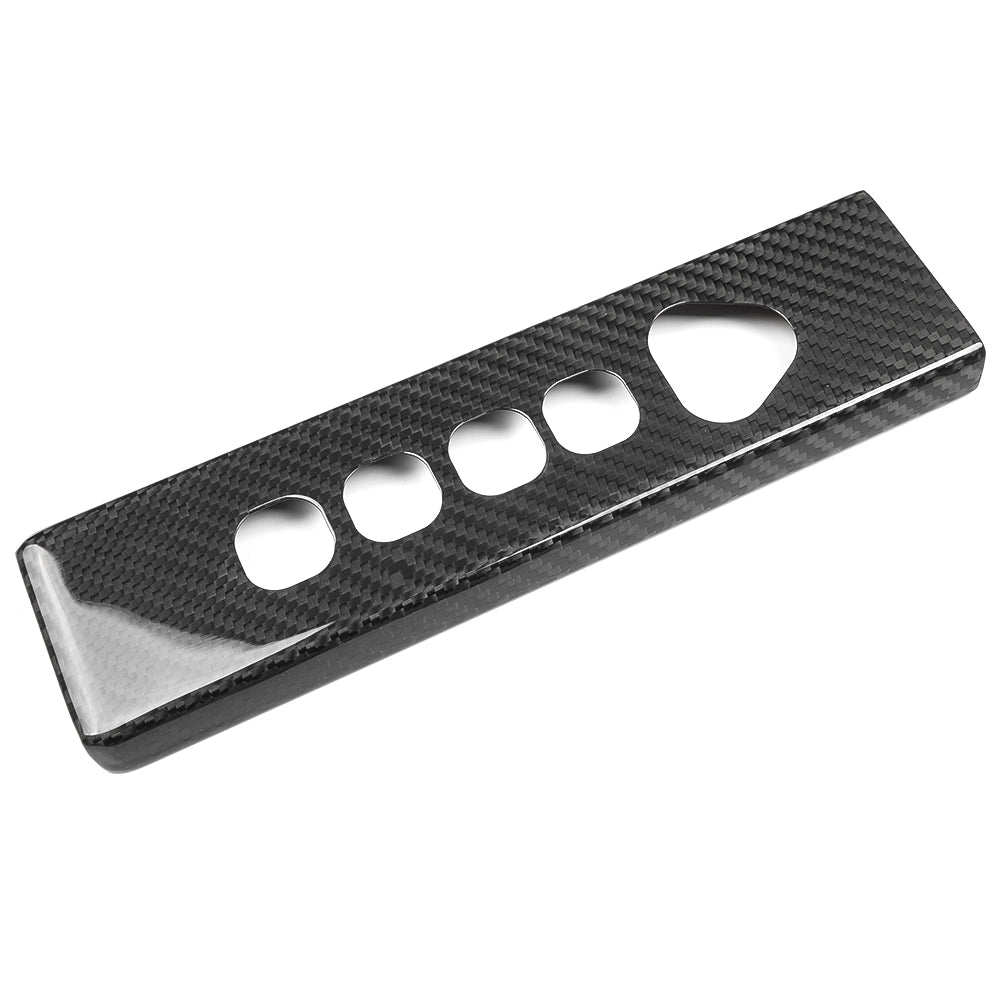 For 2024 2025 Tesla Cybertruck Dry Carbon Fiber Roof Reading Light Lamp Cover Trim