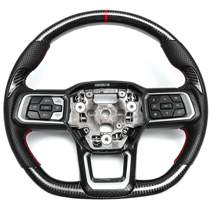 For Mustang S650 GT Dark horse Ecoboost Steering Wheel Carbon Fiber Real Carbon Fiber