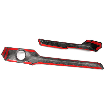 Dry Carbon Fiber Dashboard Engine Start Button Panel Trim For Corvette C8 Z06 ZR1 2026+