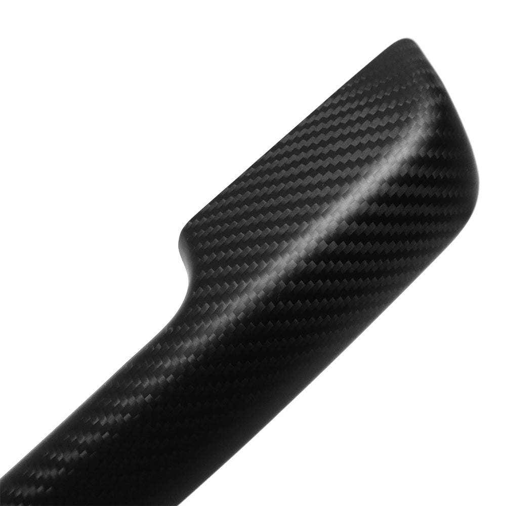 For Ford F-150 F150 Raptor R Lariat 2021+ Side Four Door Handle Cover Dry Carbon Fiber Accessories